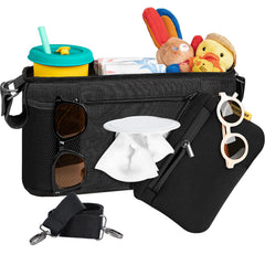 Boffinby parent console fits Wonderfold W2 for easy travel organization.