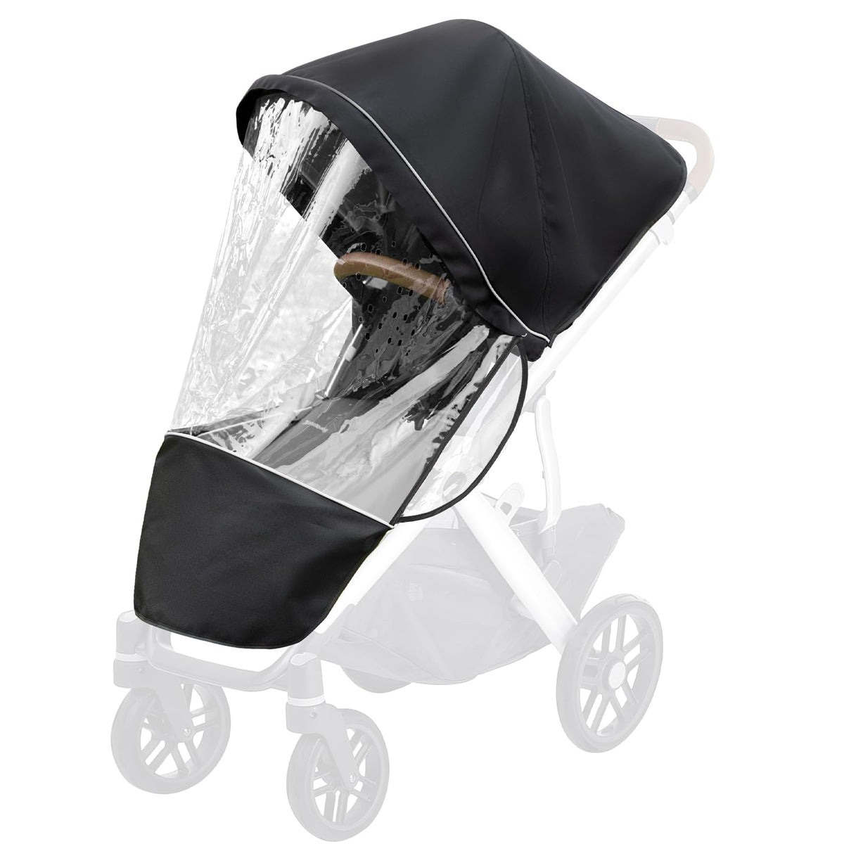 Boffinby rain shield for UPPAbaby Vista window offers quick access while protecting