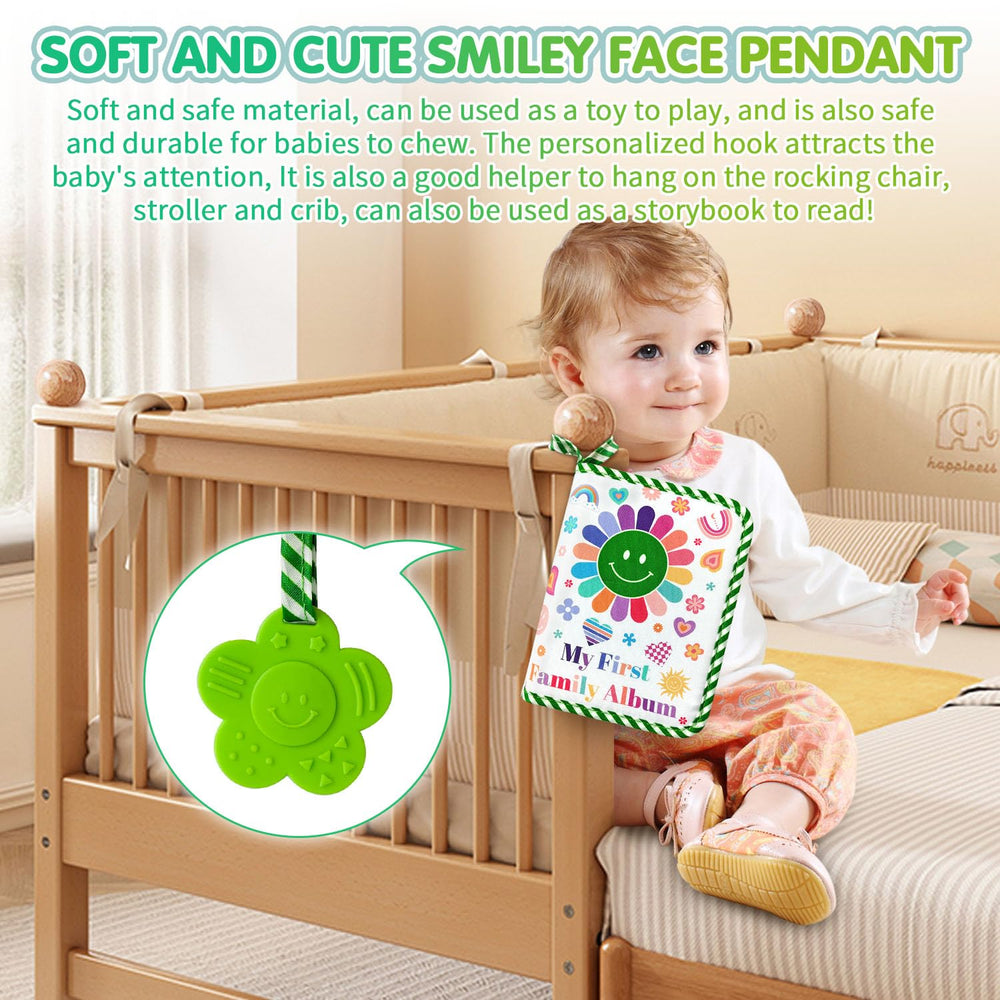 BOHEMIABY sewn border photo pages protect little fingers during photo insertion.