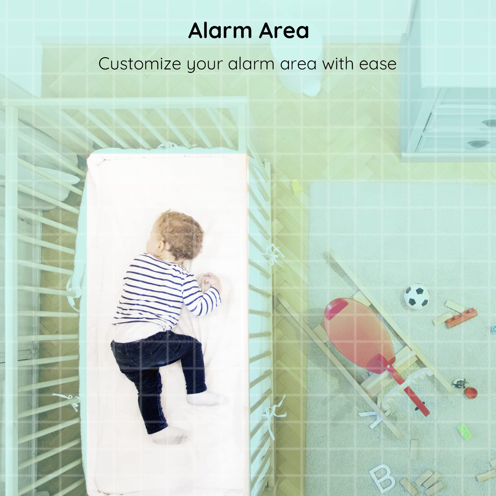 Real-time temperature and humidity readings from BOIFUN nursery monitor