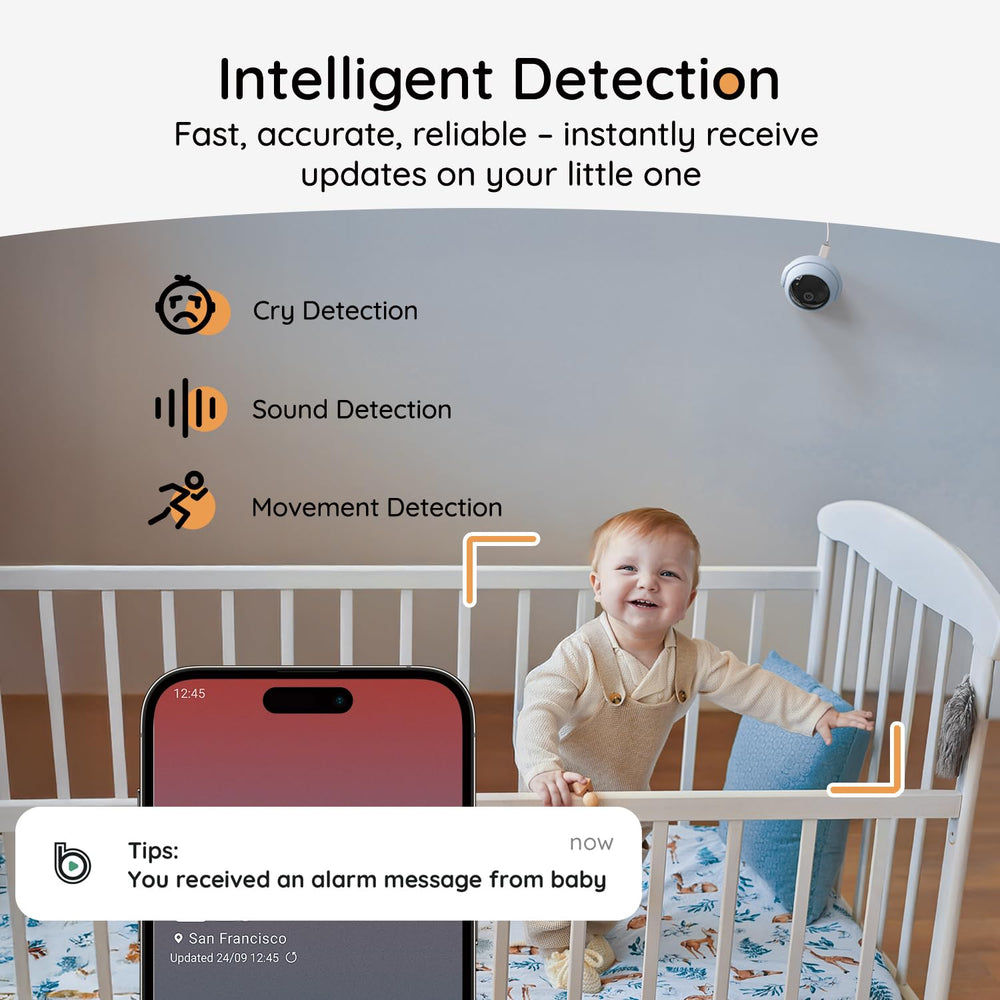 BOIFUN nursery temperature sensor monitors room temperature
