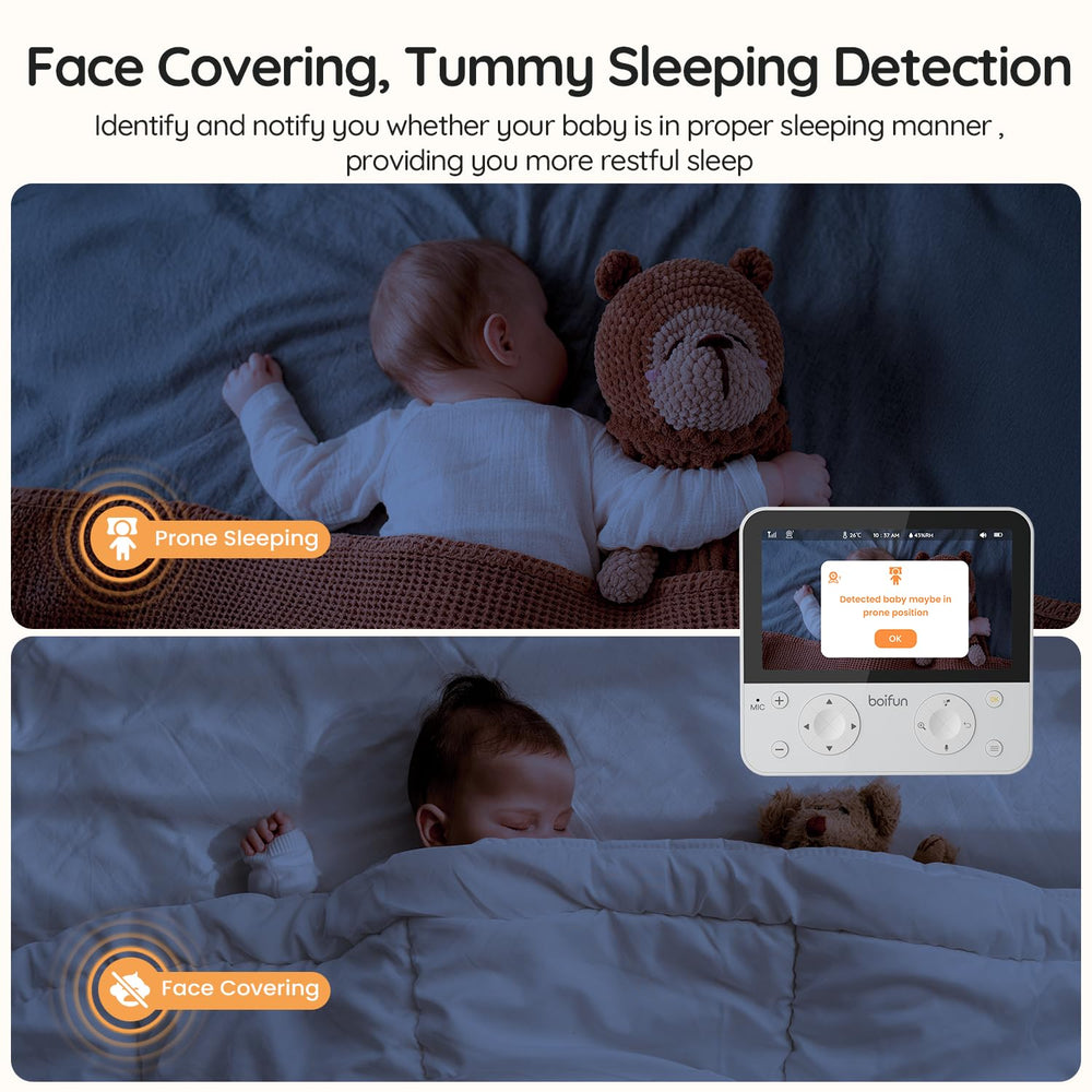 BOIFUN vibrant night light provides gentle guidance during late feeds.