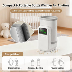 BOKASM 5000 mAh rechargeable battery powers warming without outlets.