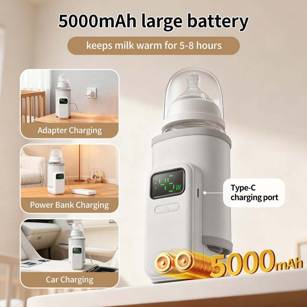 BOKASM compact size fits most bottles for quick warming.