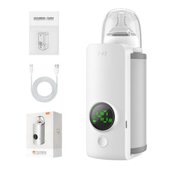 BOKASM portable travel baby bottle warmer front view for on the go feeding