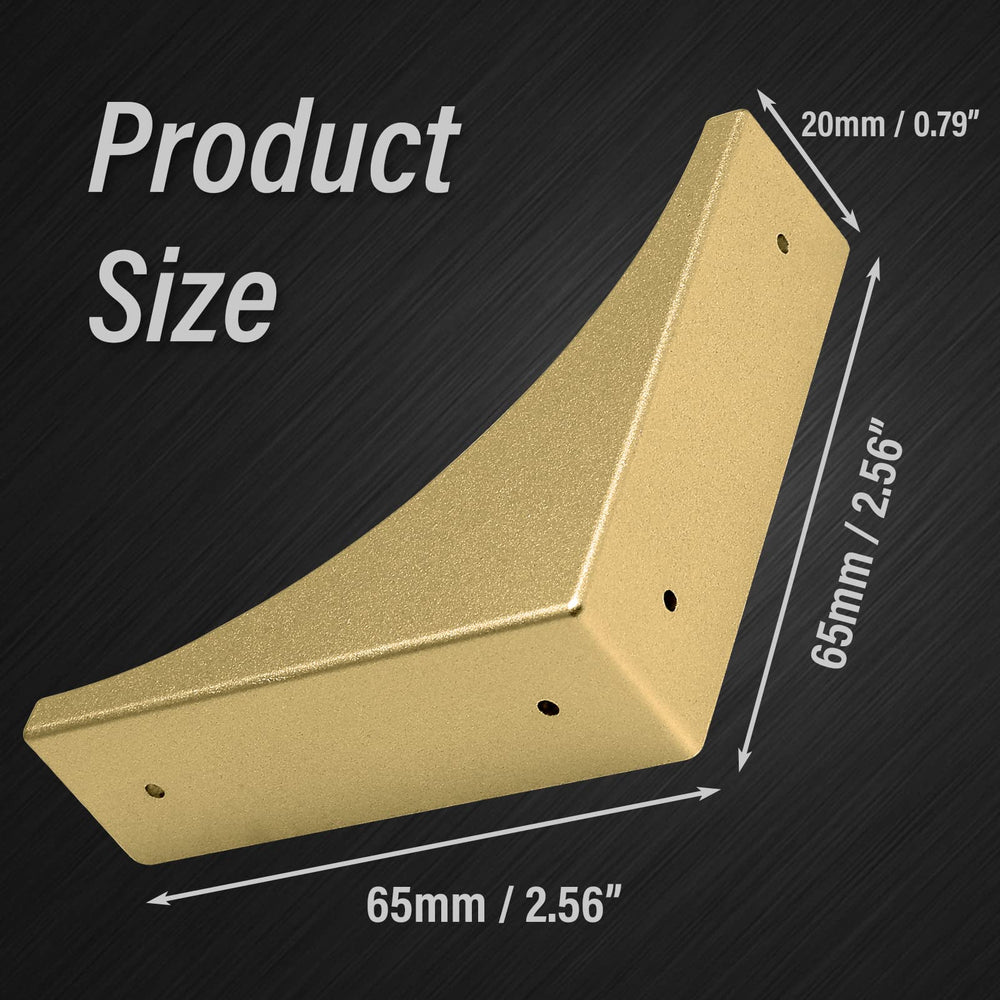 BokWin Decorative metal corner protector enhances furniture with a luxe finish.