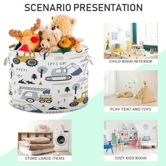Bolaz nursery storage basket with soft-touch fabric safe for babies.