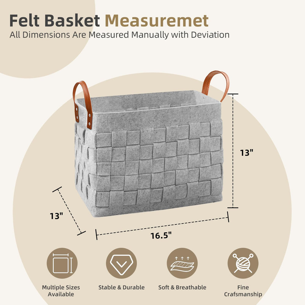 Boldmonkey blankets basket rectangular design fits cabinets and shelves.