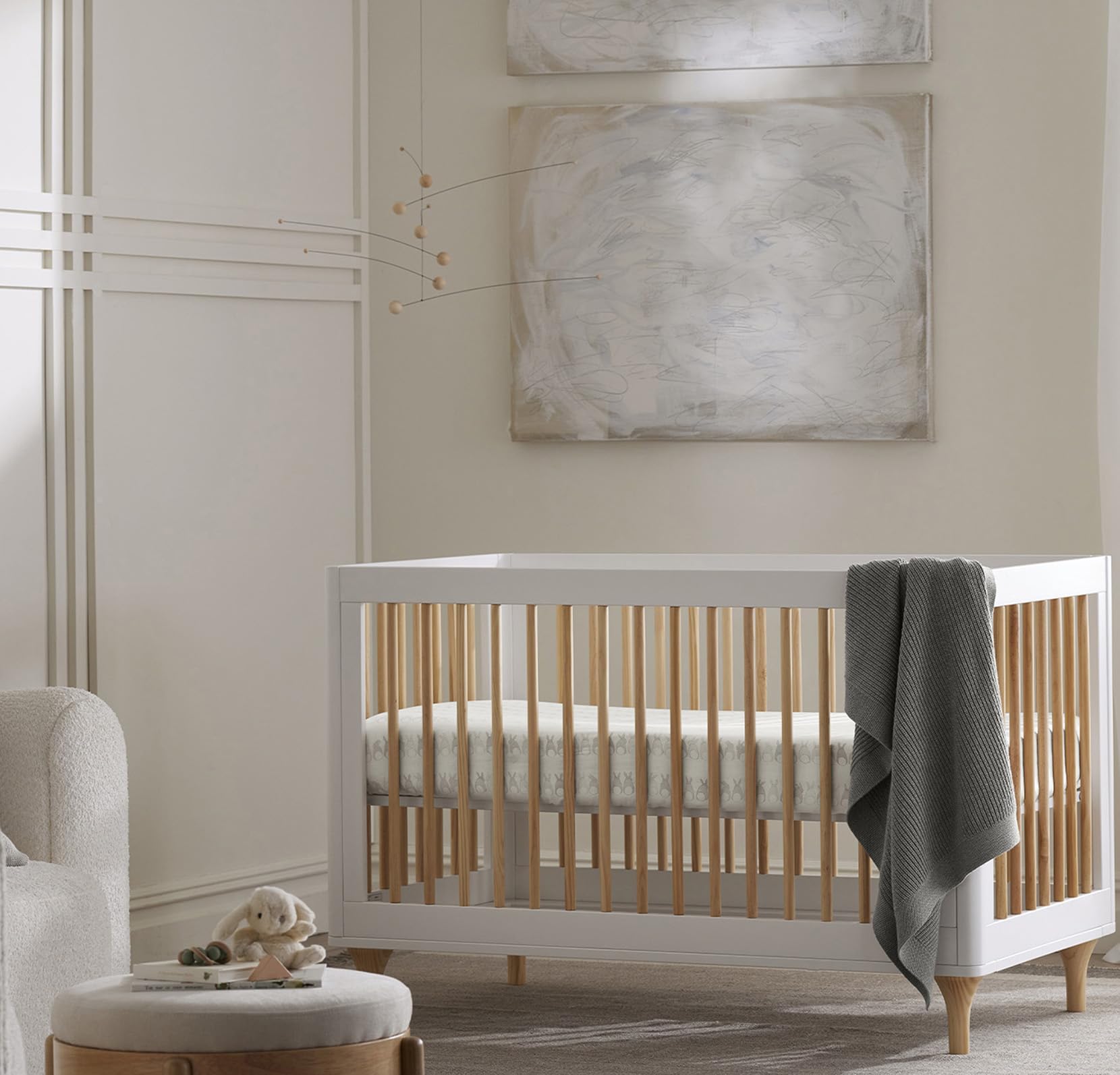 Boll & Branch organic cotton blanket emphasizes toxin-free fibers for peaceful nights.