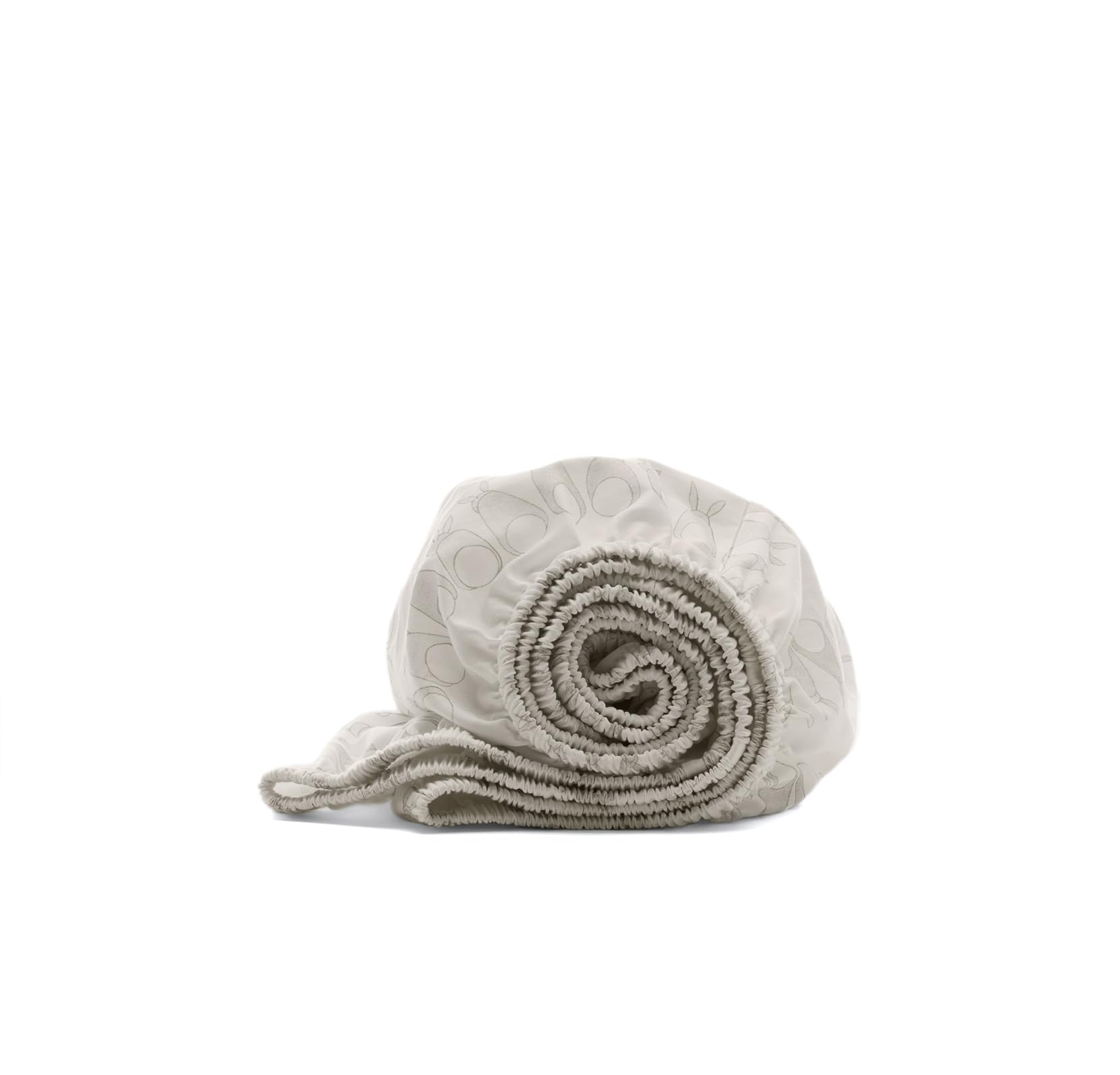 Boll & Branch Signature crib sheet shows soft texture for gentle newborn comfort.