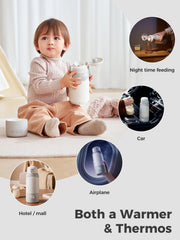 BOLOLO fast heating warms water in about two minutes.