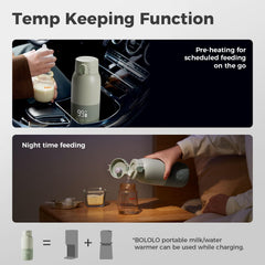 BOLOLO stainless steel inner container is odor-free and made from safer materials.