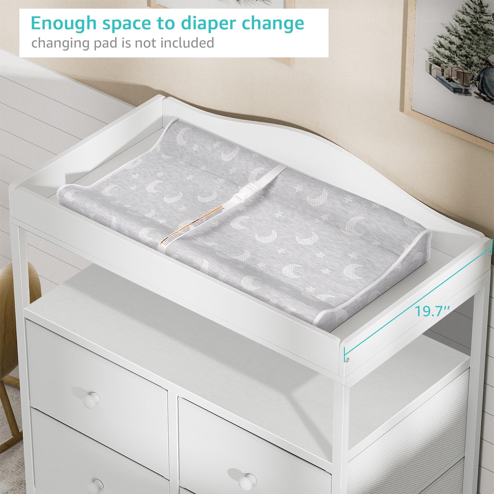 BOLUO adjustable feet protect floors during movement.