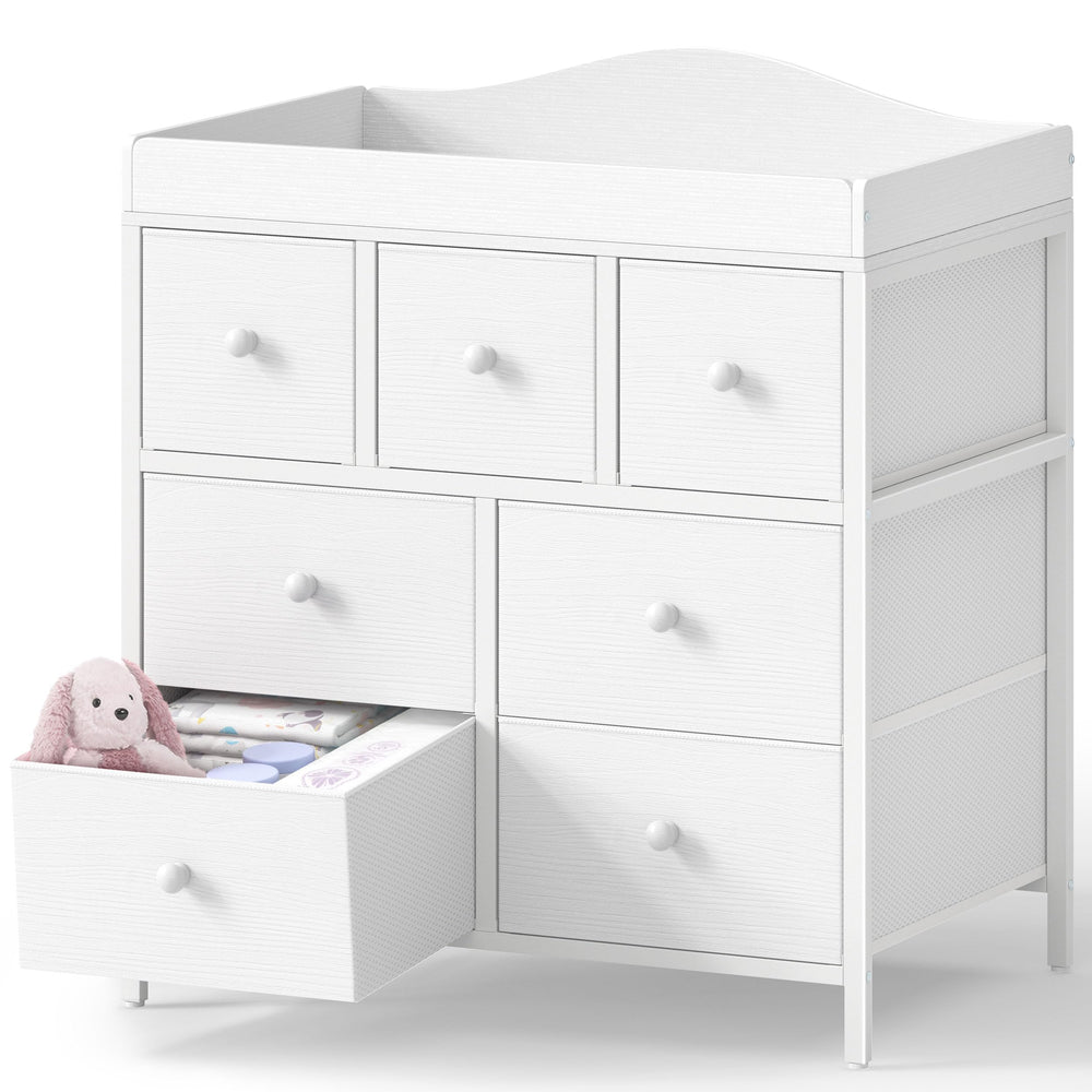 BOLUO changing table top photo showing wide area for diaper changes