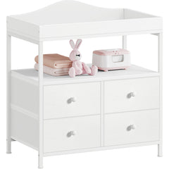 BOLUO changing table top surface, spacious for easy diaper changes.
