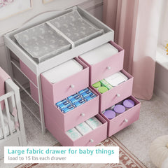 BOLUO dresser with easy assembly for quick setup.