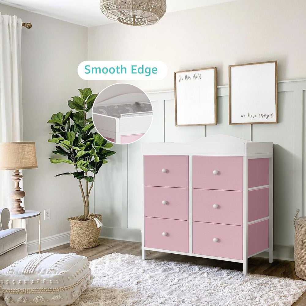 BOLUO patent design and safety tested dresser for peace of mind.