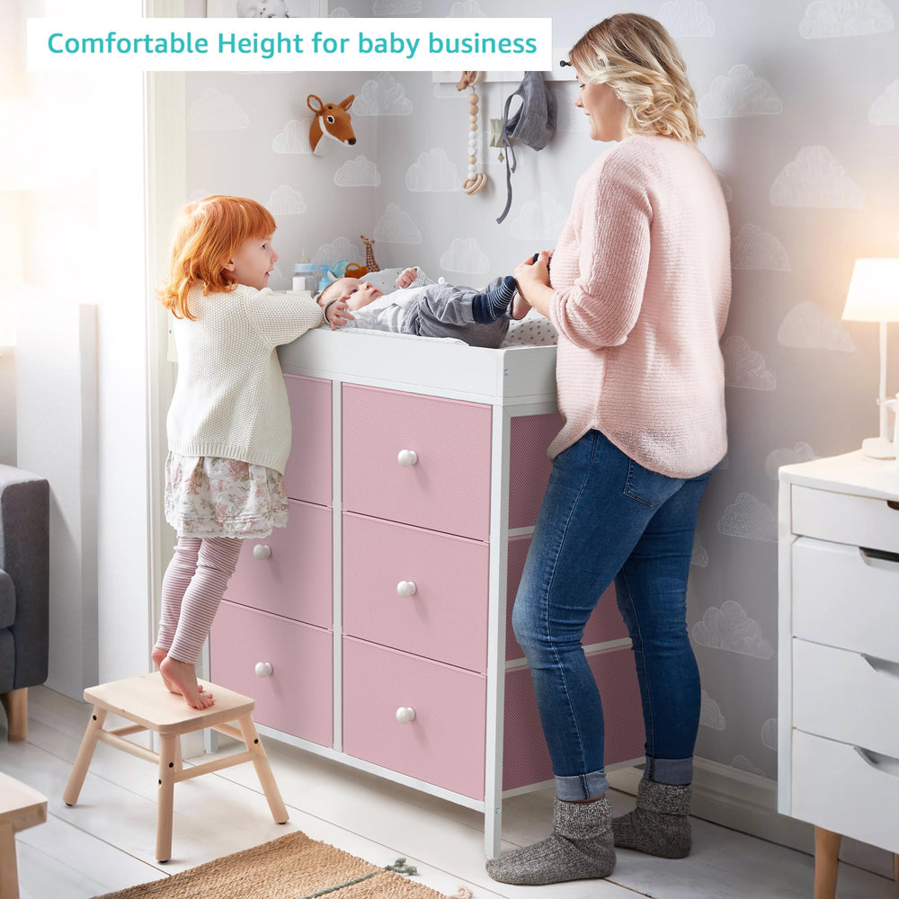 BOLUO removable changing top offers flexible use.