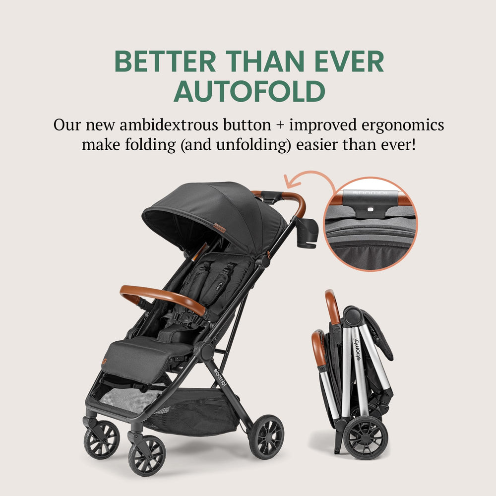 Bombi Bebee V2 aluminum frame: lightweight strength for daily outings.