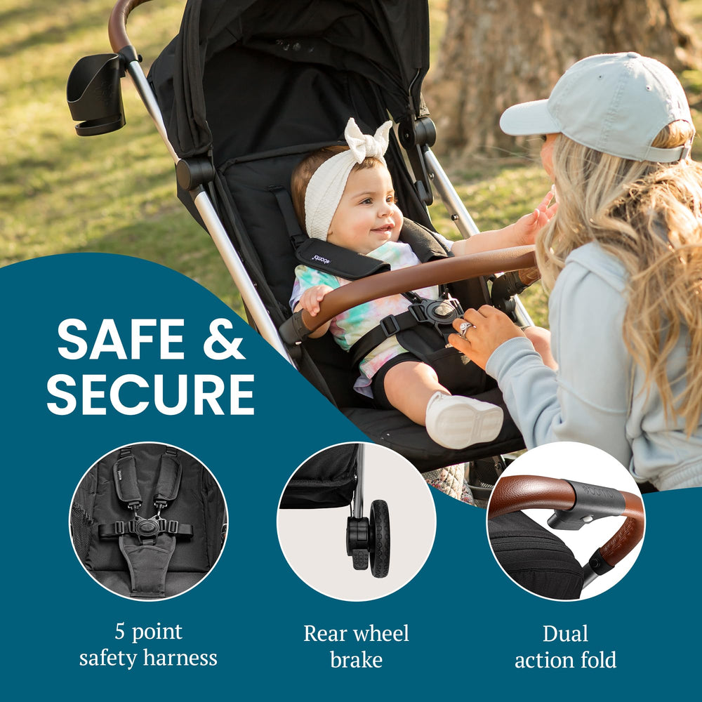 Bombi Bebee V2 hidden pocket: secure, quick-access storage for small items.