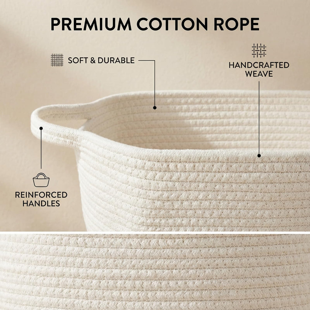 BOMINICA basket with tight weave for secure small-item storage