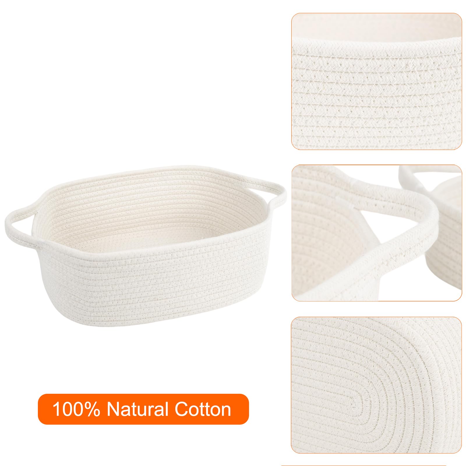 BOMINICA bathroom organization basket for towels and toiletries neatly stored