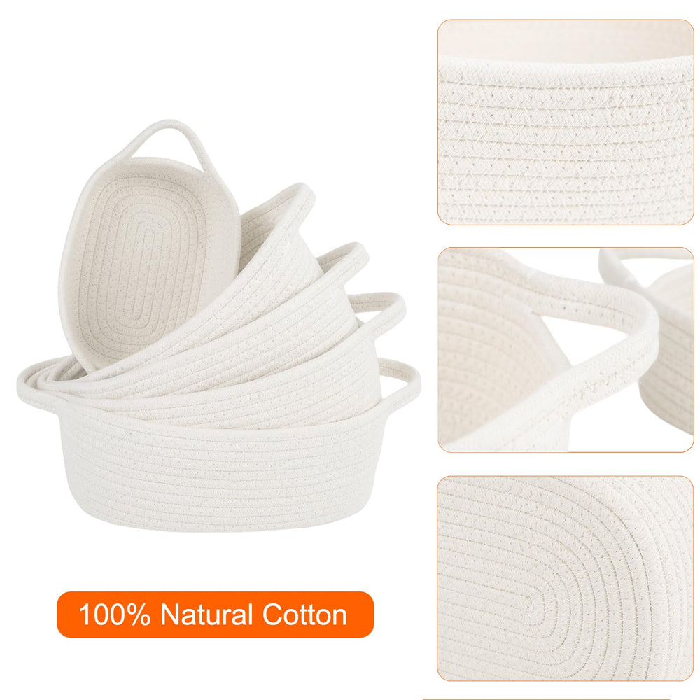 BOMINICA medium basket bathroom towels bin, keeps essentials within reach.