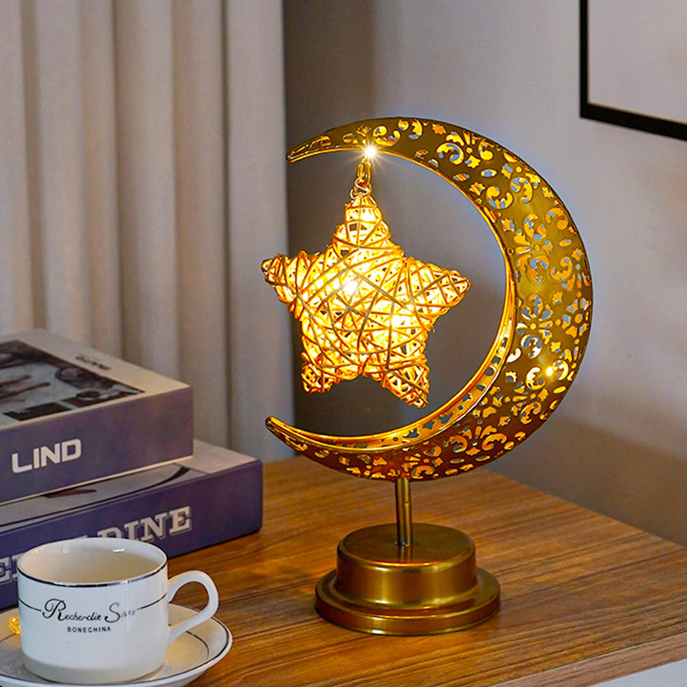 BomKra battery operated moon light offers flexible room placement.