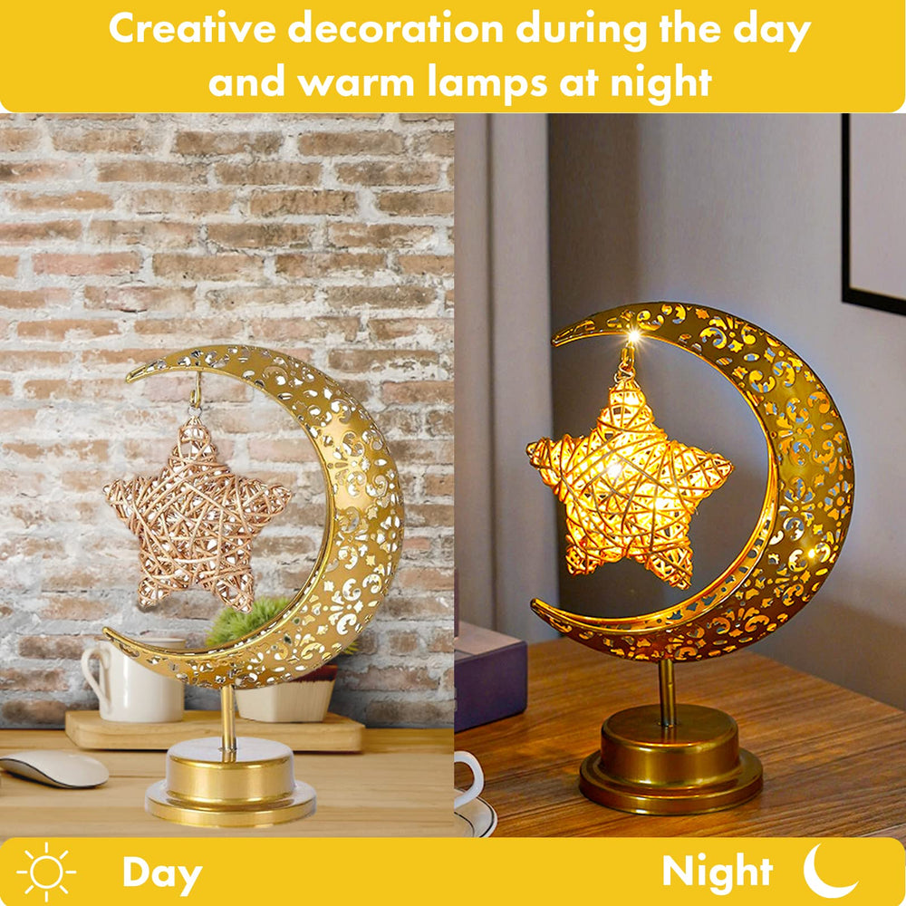 BomKra five point star decor lamp creates a festive focal point.