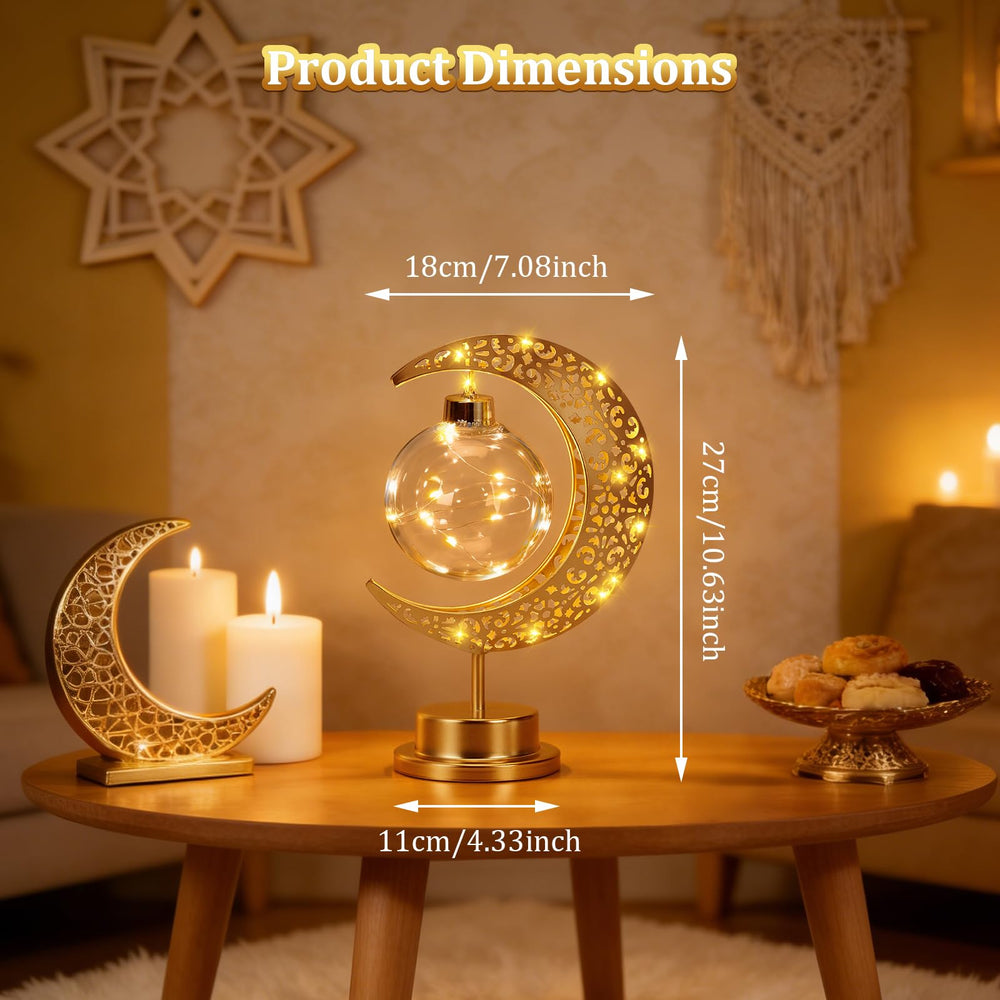 BomKra Moon Star Modeling Lamp highlights Eid celebrations with gentle illumination.