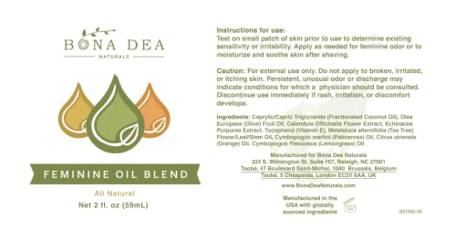 Bona Dea Naturals Feminine Spray ideal for discreet, gentle care at home