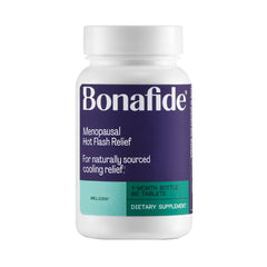 Relizen bottle and packaging illustrating natural menopause support for hot flashes
