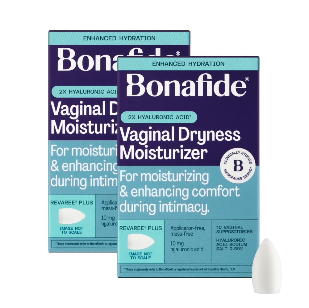 Bonafide Revaree Plus bottle with 10 mg hyaluronic acid for daily moisture.