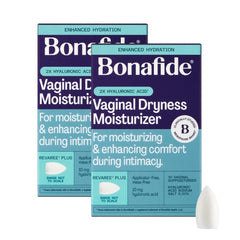 Bonafide Revaree Plus bottle with 10 mg hyaluronic acid for daily moisture.