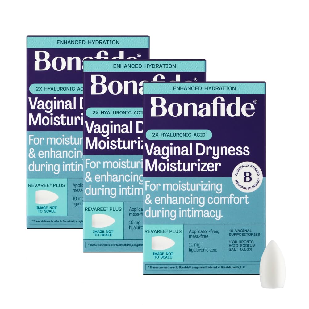Bonafide Revaree Plus bottle for daily vaginal moisture and easy application