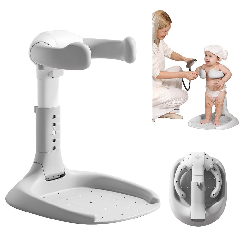 Bonbay baby shower standing stand adjustable height helps reach the bath comfortably