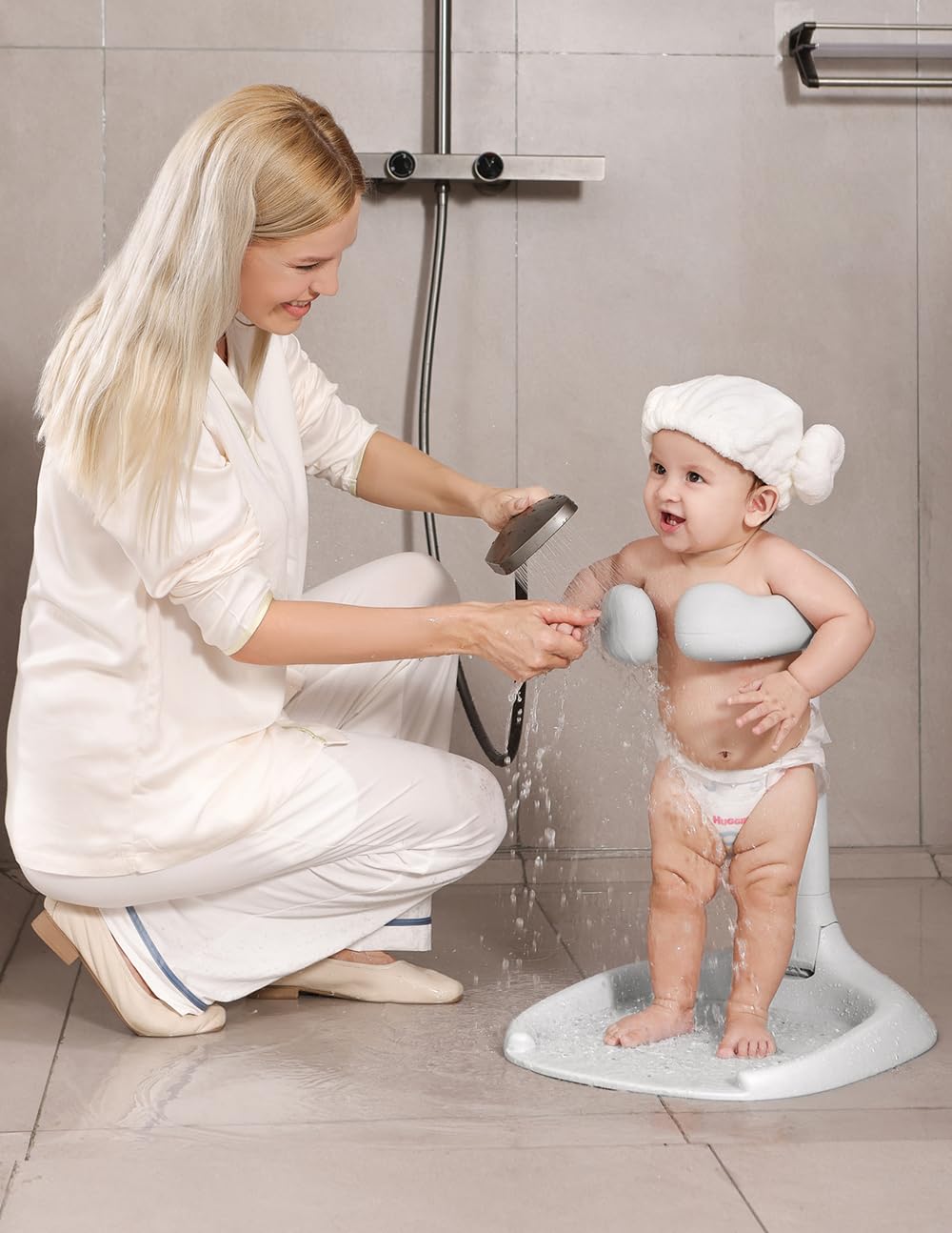 Bonbay baby stand supports infants as they learn to stand