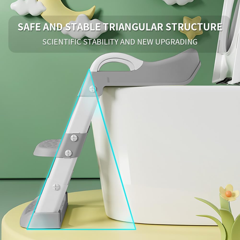Bonbay potty seat folded compact design for space saving.