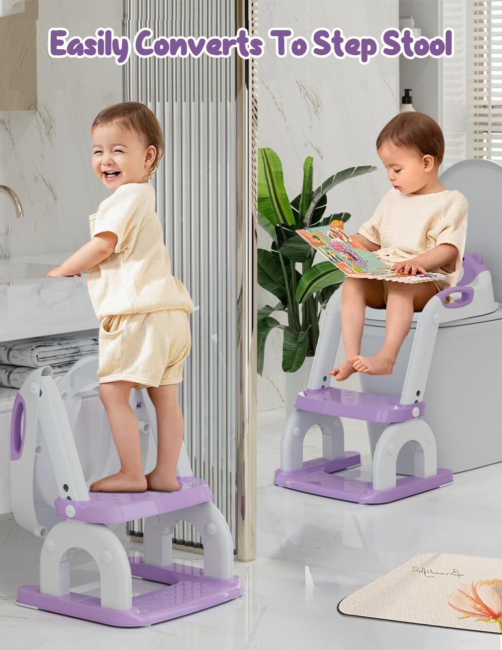 Bonbay splash guard protects against spills during potty trips.