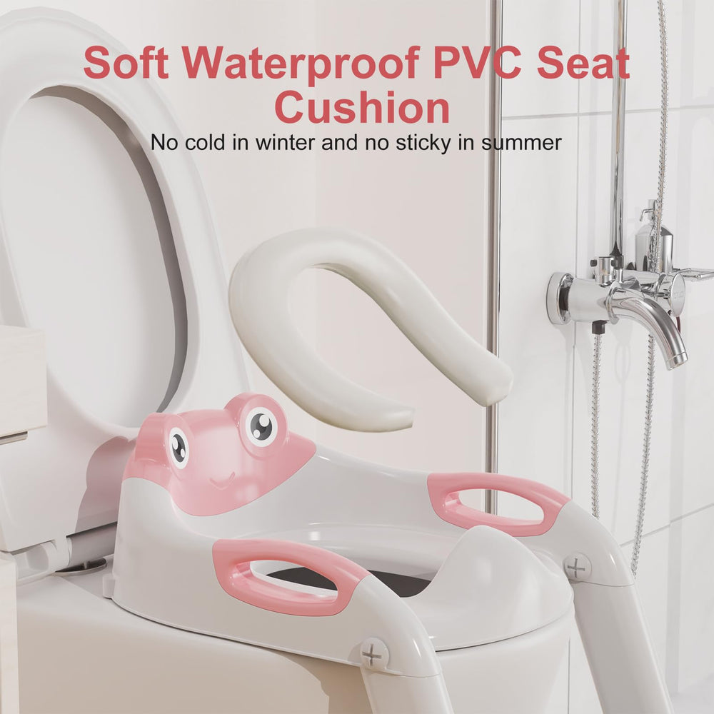 Bonbay adjustable-height 8 levels fits most toilets for growing toddlers
