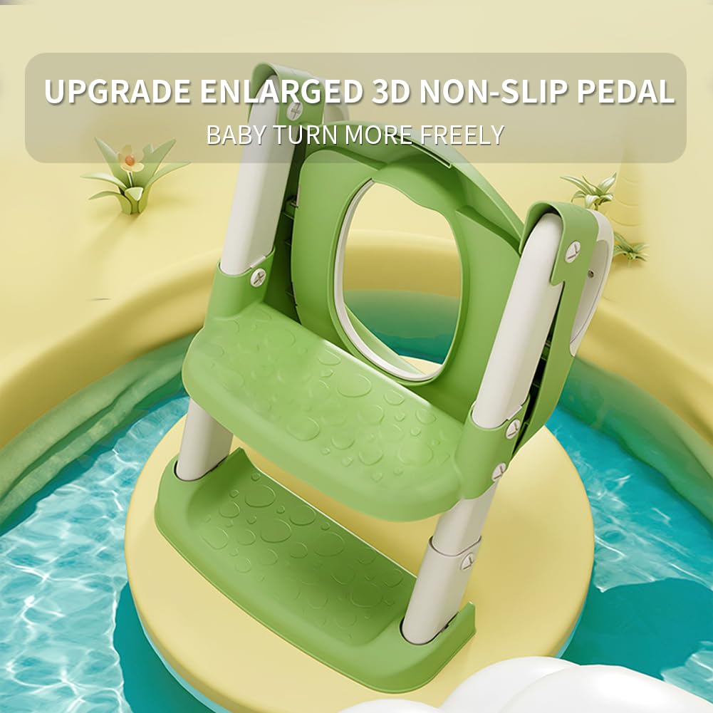 Bonbay triangular stability and a handle enable safe solo use by toddlers.
