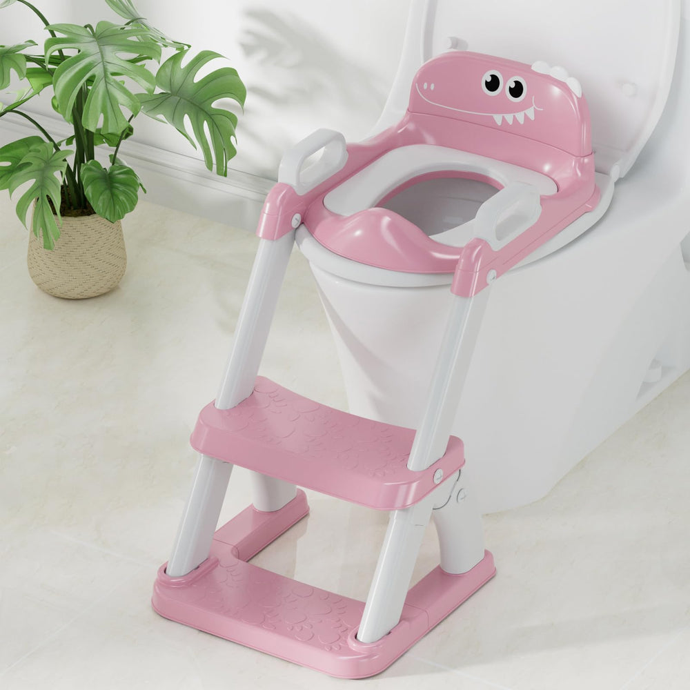 Bonbay potty seat showing triangular stability for secure toddler training