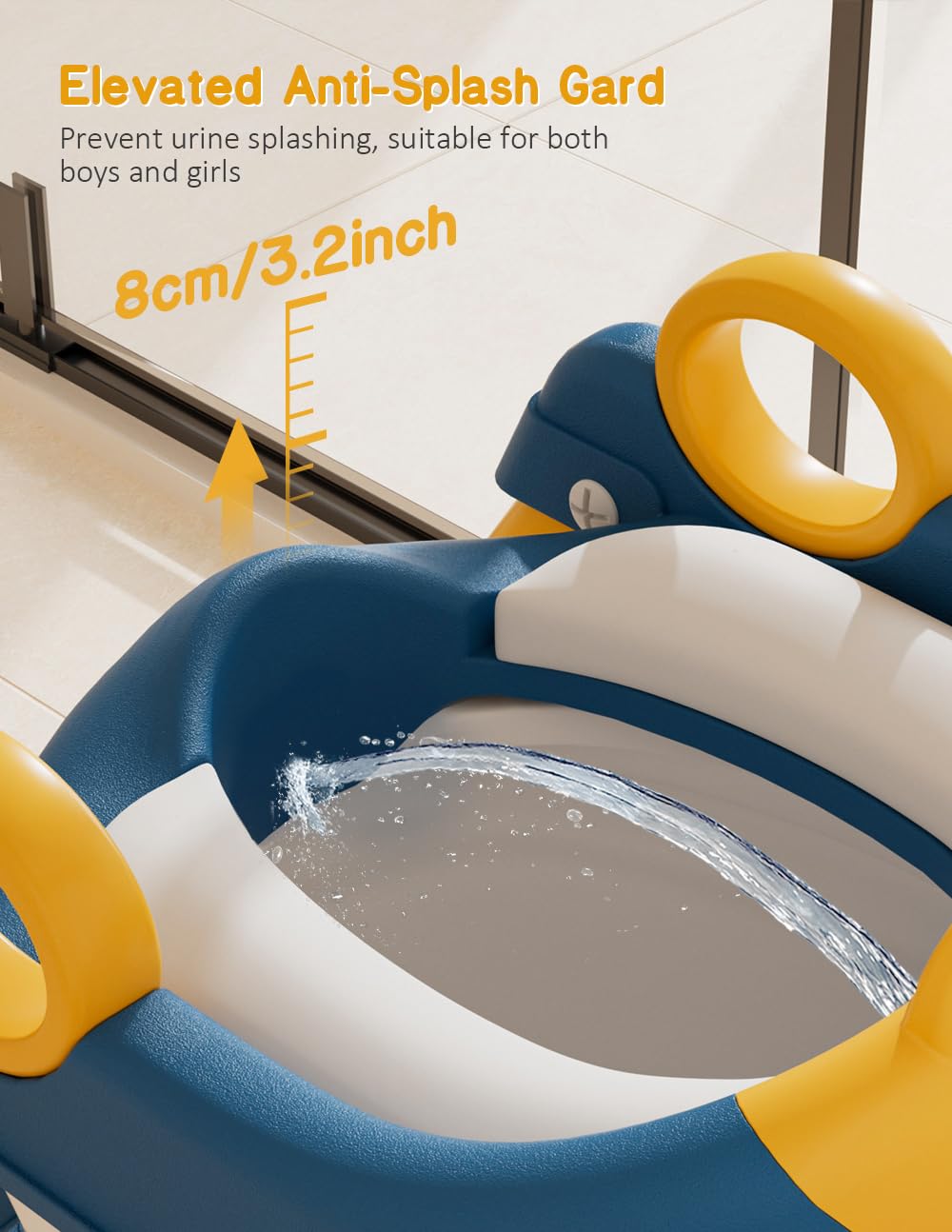 Bonbay soft-seat-cushion offers gentle comfort for sensitive skin.