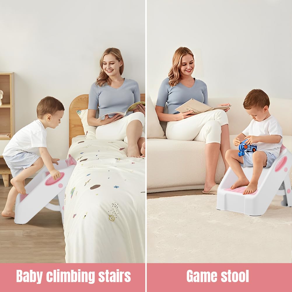 Bonbay step stool with non-slip pads for steady footing on floors.