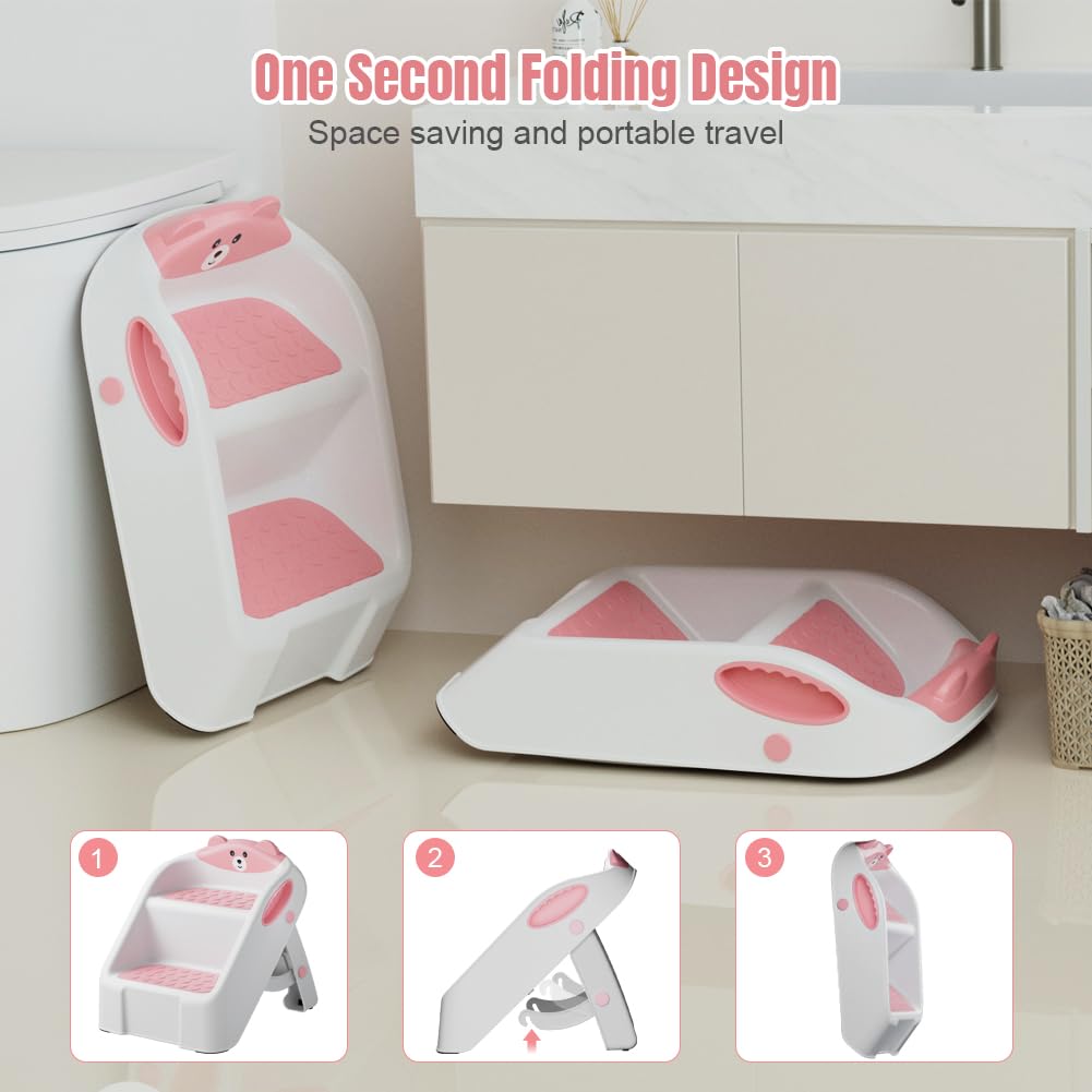 Bonbay toddler step stool ideal for kitchen tasks during meal prep.