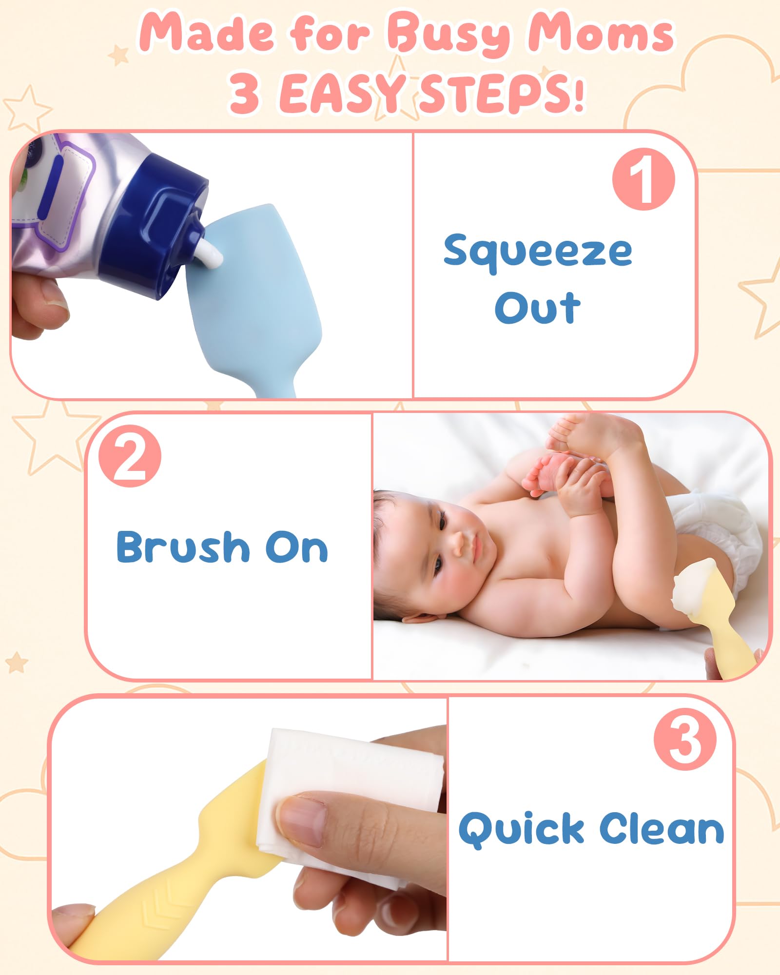 Bonison pastel color pack adds cheerful touch to care routine.