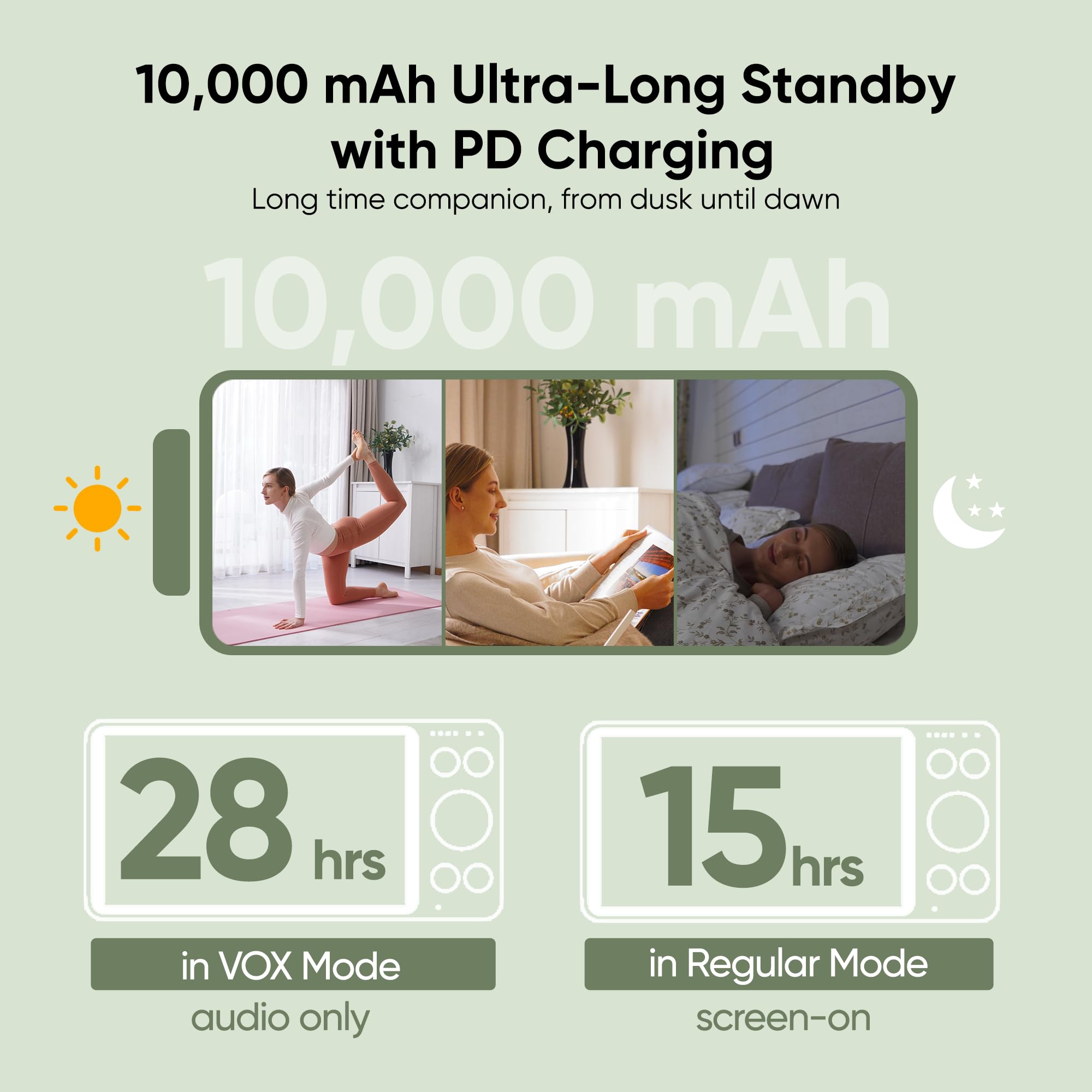 bonoch MegaView quad-split view showing two babies side by side