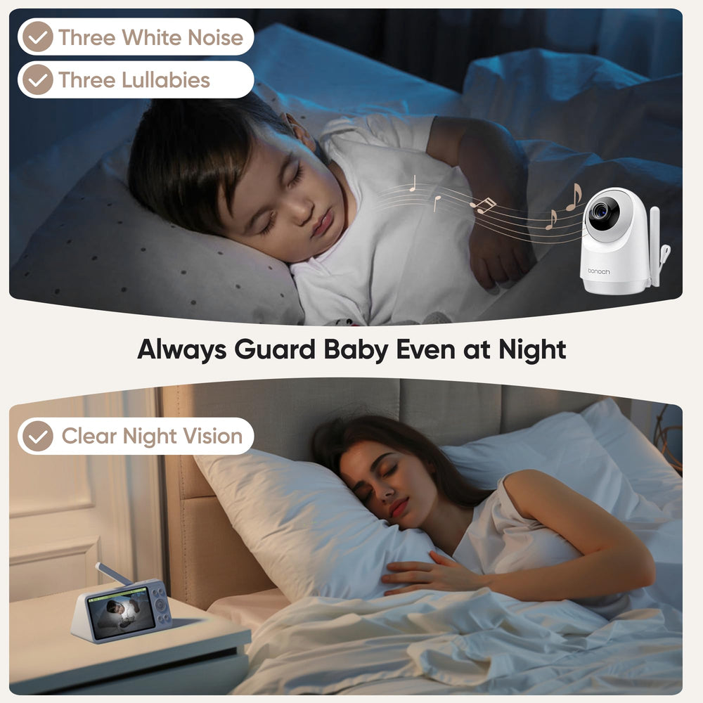 bonoch built in white noise aids baby soothing