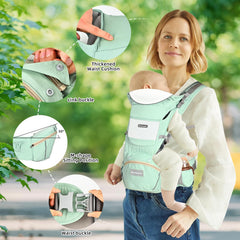 Boobezeen 6-in-1 design offers diverse carrying options for growth