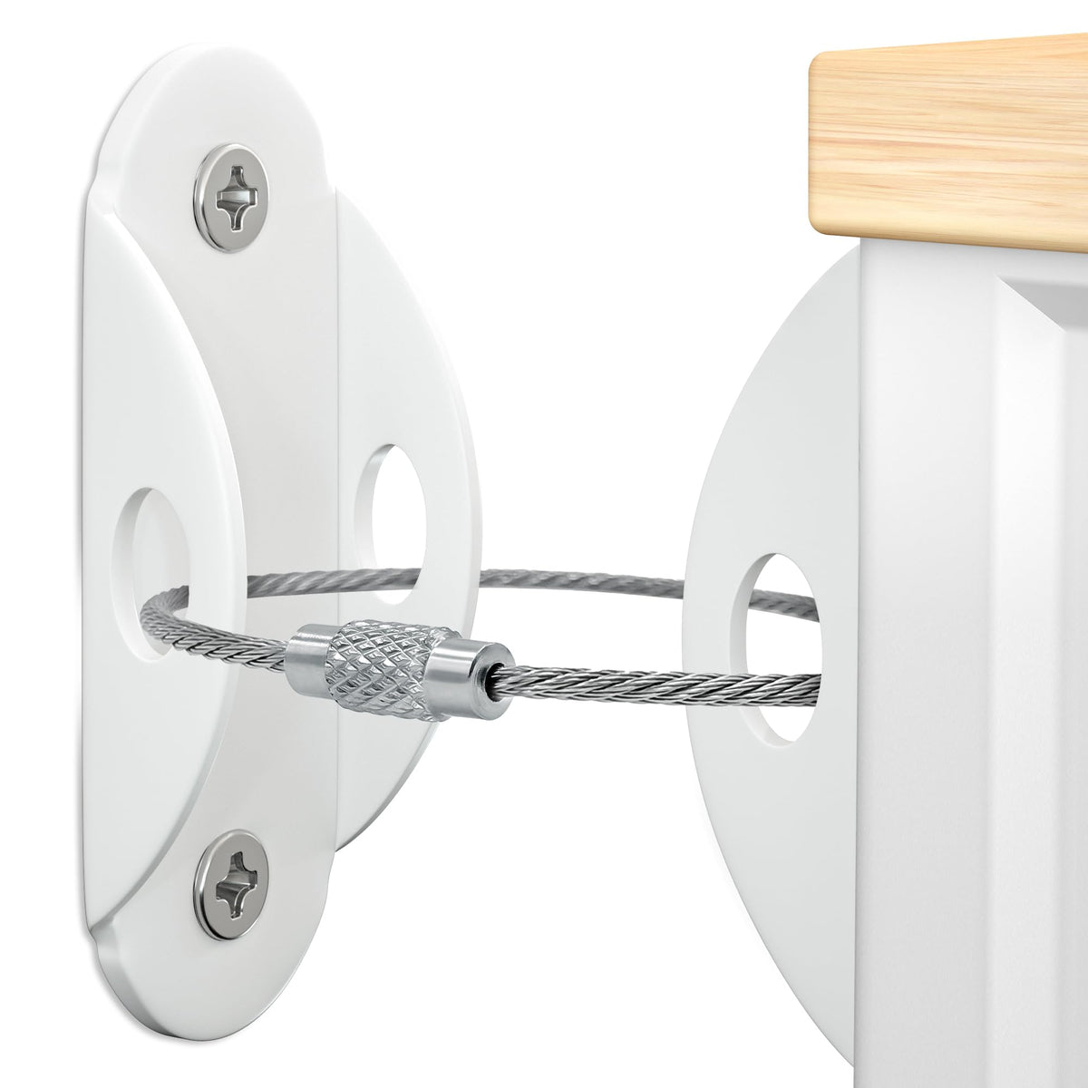 Booda Brand furniture anchors 10-pack ready to secure furniture and prevent tipping.